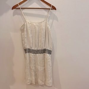 Gorgeous Eggshell coloured Parker dress with beading detail